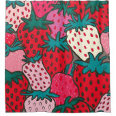 Rideaux De Douche Motif fraise (Devant)