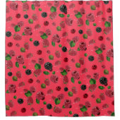 Rideaux De Douche Motif framboise (Devant)