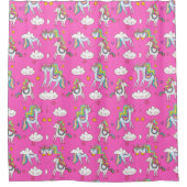 Rideaux De Douche Motif Funny Unicorn mignonne (Devant)