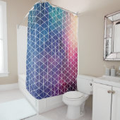 Rideaux De Douche Motif géométrique (En situation)