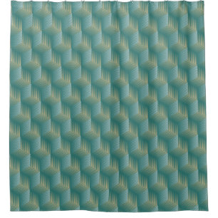 Rideaux De Douche Motif géométrique 3d