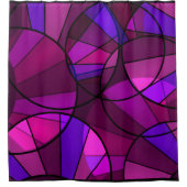 Rideaux De Douche motif géométrique Abstrait (Devant)