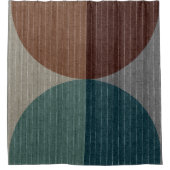 Rideaux De Douche motif géométrique Abstrait. (Devant)