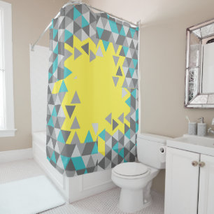 Rideaux De Douche Motif géométrique minimaliste COULEUR DE L'ANNÉE T