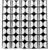 Rideaux De Douche Motif géométrique moderne du milieu du siècle (Devant)