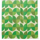 Rideaux De Douche Motif géométrique moderne du milieu du siècle mode (Devant)