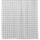 Rideaux De Douche Motif géométrique simple moderne noir blanc (Devant)