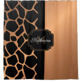 Rideaux De Douche Motif Giraffe (Devant)