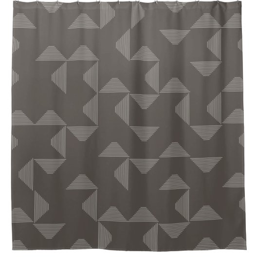 Rideaux De Douche Motif graphique géométrique simple, moderne et ten (Devant)