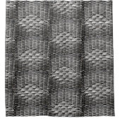 Rideaux De Douche Motif gris Abstrait et élégant (Devant)