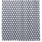Rideaux De Douche Motif gris et blanc (Devant)