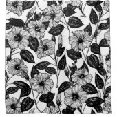 Rideaux De Douche Motif Hibiscus (Devant)