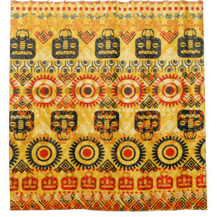 Rideaux De Douche Motif homogène tribal