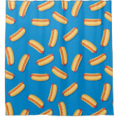 Rideaux De Douche Motif Hotdogs de restauration rapide (Devant)