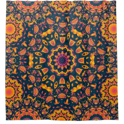 Rideaux De Douche motif islamique Abstrait, de style arabe. Inséable (Devant)