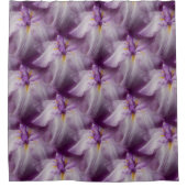 Rideaux De Douche Motif japonais Iris violet (Devant)