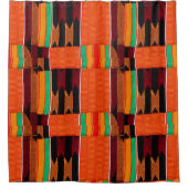 Rideaux De Douche Motif Kente Cloth (Devant)