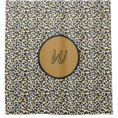 Rideaux De Douche Motif Leopard personnalisable (Devant)