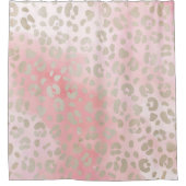 Rideaux De Douche Motif léopard rose (Devant)