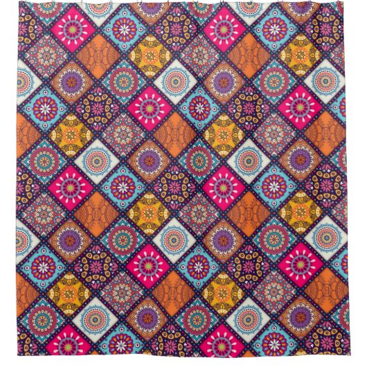 Rideaux De Douche Motif Mandala (Devant)