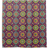 Rideaux De Douche Motif Mandala Rétro (Devant)