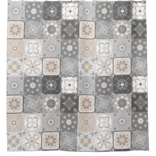 Rideaux De Douche Motif marocain en carreaux