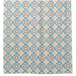 Rideaux De Douche Motif marocain en carreaux