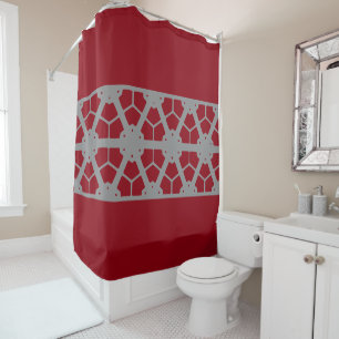 Rideaux De Douche Motif marron gris 4Harvey