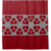 Rideaux De Douche Motif marron gris 4Harvey (Devant)