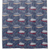 Rideaux De Douche Motif Mignon & Douillet Rêves de Chat Endormi (Devant)