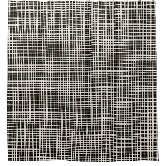 Rideaux De Douche Motif minimal moderne du milieu du siècle (Devant)