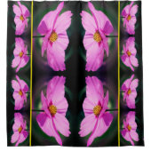 Rideaux De Douche Motif miroir rose Cosmos (Devant)