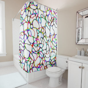 Rideaux De Douche Motif multicolore