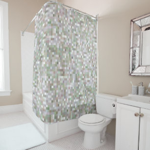 Rideaux De Douche Motif multicolore en pastel