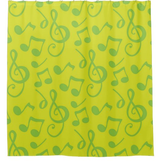 Rideaux De Douche Motif musical (Devant)