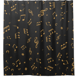 Rideaux De Douche Motif musical