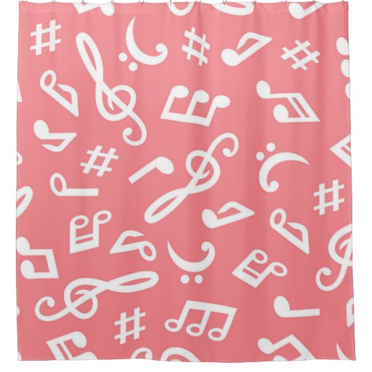 Rideaux De Douche Motif musical (Devant)