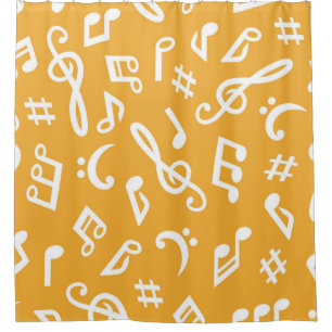 Rideaux De Douche Motif musical