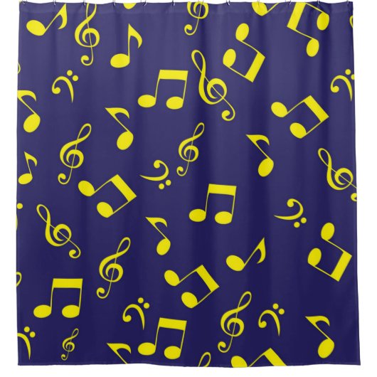 Rideaux De Douche Motif musical (Devant)