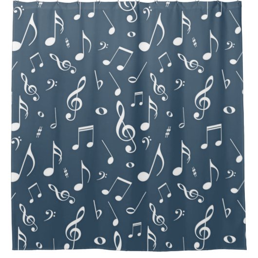 Rideaux De Douche Motif musical (Devant)