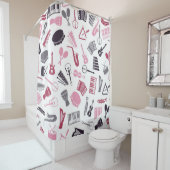 Rideaux De Douche Motif musical (En situation)