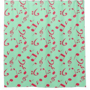 Rideaux De Douche Motif musical