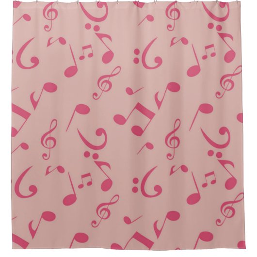 Rideaux De Douche Motif musical (Devant)