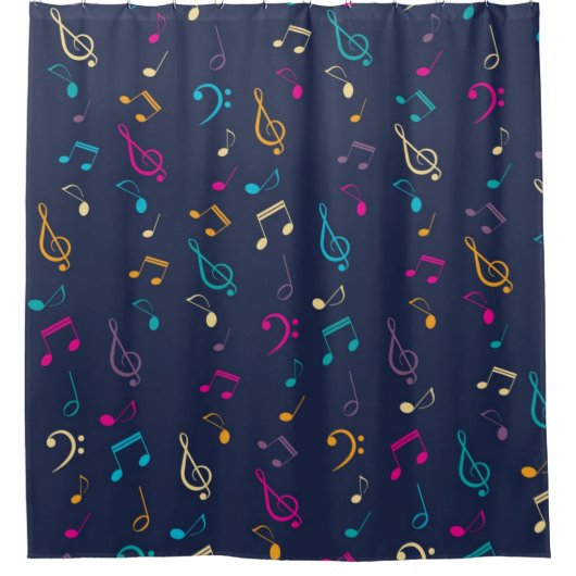 Rideaux De Douche Motif musical (Devant)