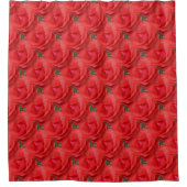 Rideaux De Douche Motif naturel de Red Roses (Devant)