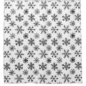 Rideaux De Douche Motif noir et blanc (Devant)