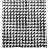 Rideaux De Douche Motif noir et blanc Houndstooth (Devant)