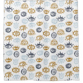Rideaux De Douche Motif oeil mal (Devant)