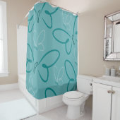 Rideaux De Douche Motif papillon (En situation)