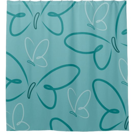 Rideaux De Douche Motif papillon (Devant)